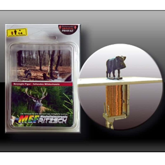 Noch Wildzwijn die omvalt met elektronica