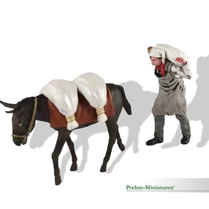 Molenaar met ezel