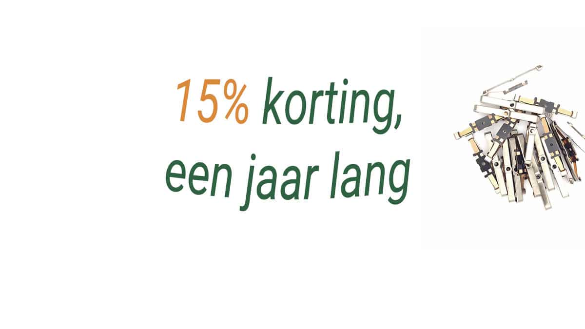 15% korting op Märklin-onderdelen met een Märklin-lidmaatschap van een jaar